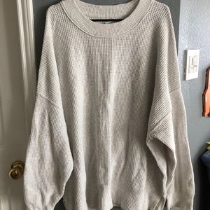 Cream oversized sweater XL